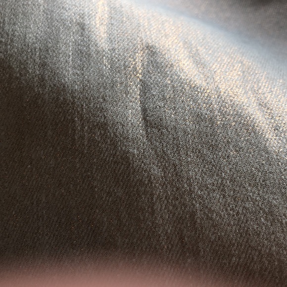 SUBTLE SPARKLE DENIM! COLDWATER CREEK ROSE GOLD METALLIC ANKLE JEANS - Picture 10 of 15